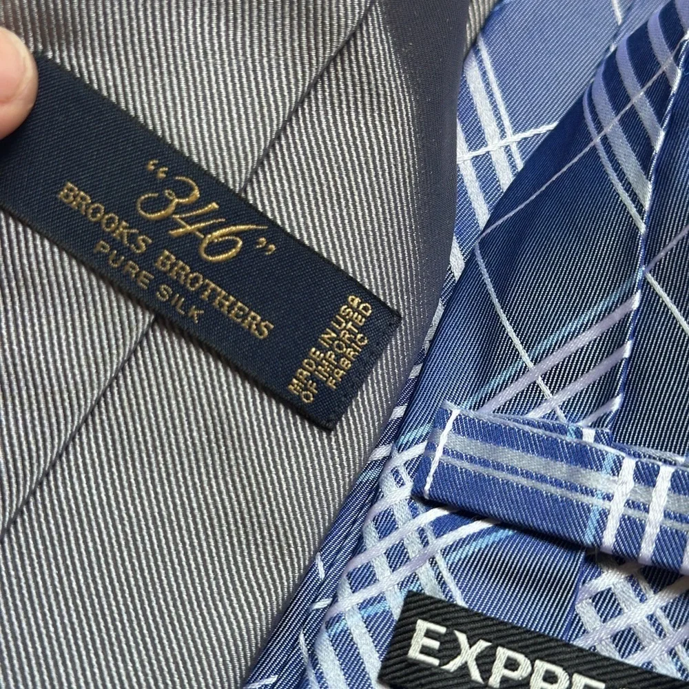 Brooks Brothers & Express Silk Elegant  Ties